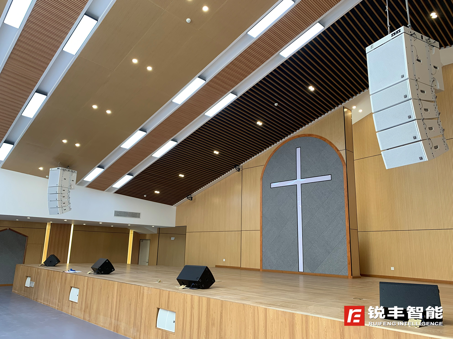 Ruifeng Intelligence provides a sound reinforcement system solution for Nanjing Daishan Church